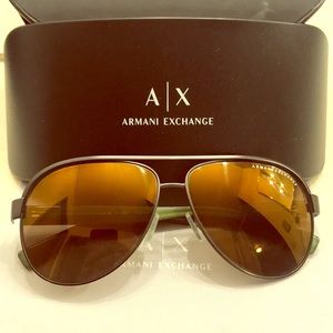 Armani Exchange Pilot Sunglasses